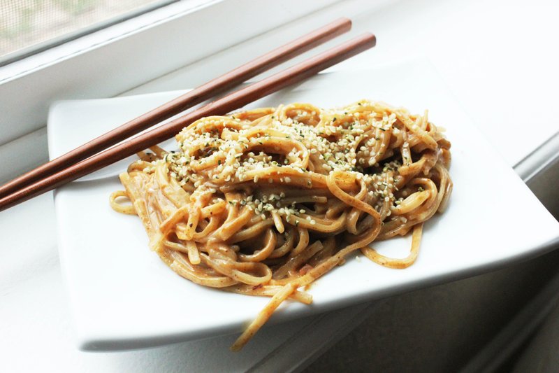 Sticky Thai Peanut Noodles