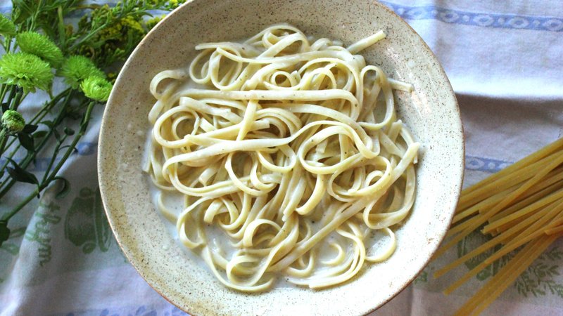 High Protein Fettucine Alfredo (Side Dish Portion)