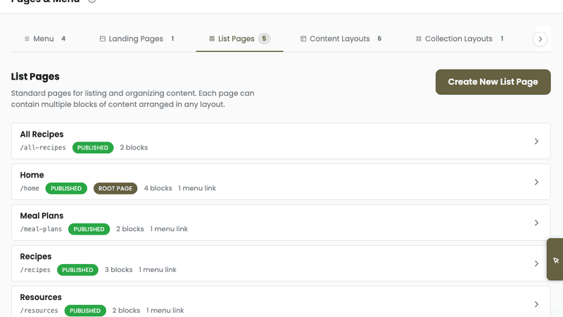 Design your member app with the Page Builder