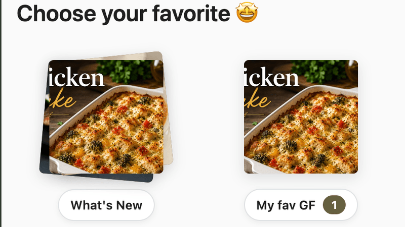 Content Stacks: photo-stack navigation for your member pages