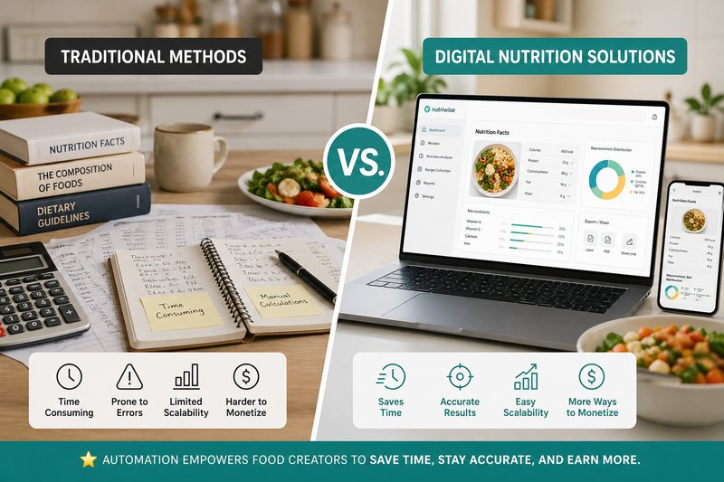 Digital Nutrition Solutions vs. Traditional Methods